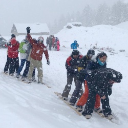 Olympiades des neiges dans les Alpes