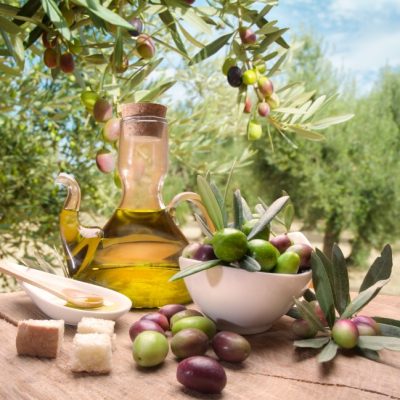Oil and olives